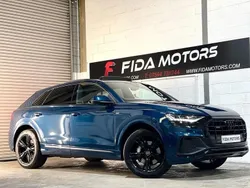 Blue Used 2019 Audi Q8 S-Line SUV | £32,495 (Fair price)