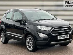 Black Used 2018 Ford Ecosport Titanium SUV | £9,609 (Fair price)