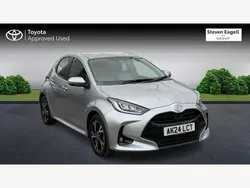 Silver Used 2024 Toyota Yaris Hybrid Design Hatchback | £18,799 (Fair price)