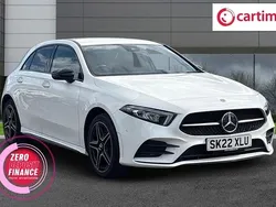 White Used 2022 Mercedes A250 AMG Line Premium Hatchback | £20,990 (Fair price)