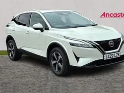 Pearl storm white Used 2022 Nissan Qashqai N-Connecta SUV | £19,875 (Fair price)