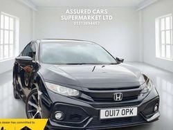 Black Used 2017 Honda Civic SR Hatchback | £9,985 (Fair price)
