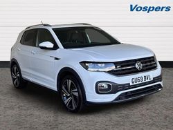 White Used 2019 VW T-Cross R-line SUV | £18,025 (Fair price)