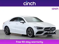 White Used 2021 Mercedes CLA200 AMG Line Premium Coupe | £20,749 (Fair price)
