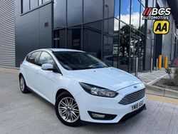 White Used 2018 Ford Focus Zetec Hatchback | £7,595 (Good price)