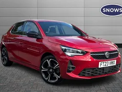 Red Used 2023 Vauxhall Corsa Ultimate Hatchback | £16,860 (Fair price)