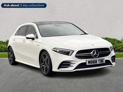 White Used 2019 Mercedes A35 AMG Premium Plus Hatchback | £23,199 (Fair price)