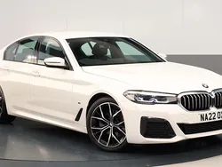 White Used 2022 BMW 520 M Sport | £28,000 (Fair price)