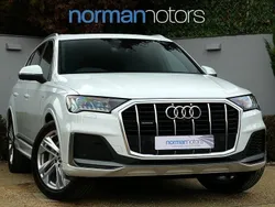 White Used 2020 Audi Q7 S-Line SUV | £38,995 (Fair price)