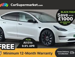 White Used 2022 Tesla Model 3 Performance Sedan | £23,697 (Fair price)