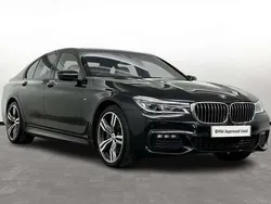 Black Used 2018 BMW 740 M Sport Sedan | £25,600 (Fair price)