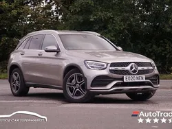 Silver Used 2020 Mercedes GLC220 AMG line Estate | £20,699 (Fair price)