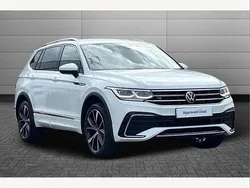White Used 2024 VW Tiguan Allspace R-line SUV | £34,495 (Expensive)