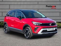 Red Used 2021 Vauxhall Crossland Ultimate SUV | £14,195 (Fair price)
