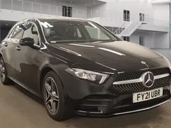 Black Used 2021 Mercedes A250 AMG line Hatchback | £19,750 (Fair price)