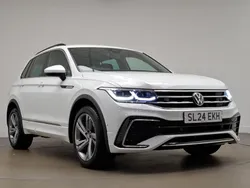 White Used 2024 VW Tiguan R-line Edition SUV | £31,698 (Fair price)