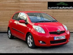 Red Used 2010 Toyota Yaris Hatchback | £2,890 (Fair price)