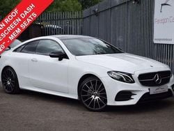 White Used 2018 Mercedes E220 AMG Line Premium Coupe | £21,949 (Fair price)