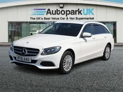 White Used 2015 Mercedes C220 SE Estate | £10,295 (Good price)