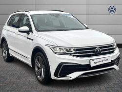 White Used 2023 VW Tiguan R-line Edition SUV | £25,990 (Fair price)