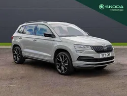 Meteor grey Used 2021 Skoda Karoq SportLine SUV | £24,600 (Fair price)