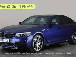 Blue Used 2020 BMW 540 M Sport Sedan | £29,041 (Fair price)