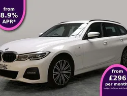White Used 2021 BMW 330e M Sport Estate | £21,023 (Fair price)