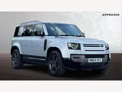 Hakuba silver Used 2024 Land Rover Defender HSE Dynamic SUV | £65,495 (Super price)