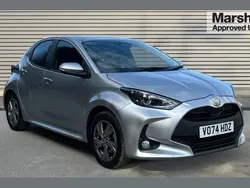 Silver Used 2024 Toyota Yaris Hybrid Hatchback | £18,805 (Fair price)