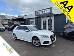 White Used 2017 Audi A3 S-Line Hatchback | £12,380 (Super price)