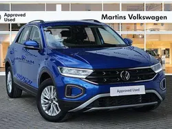 Blue Used 2024 VW T-Roc Life SUV | £21,995 (Fair price)