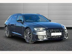 Grey Used 2023 Audi A6 Black Edition Estate | £39,650 (Expensive)