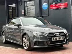 Grey Used 2017 Audi A3 Cabriolet S-Line Cabriolet | £12,989 (Fair price)