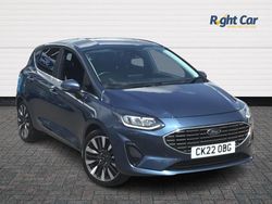 Blue Used 2022 Ford Fiesta Titanium Hatchback | £14,399 (Fair price)