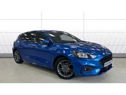 Blue Used 2020 Ford Focus ST-Line Hatchback | £13,148 (Fair price)