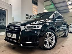Black Used 2017 Audi Q3 S-Line SUV | £12,495 (Fair price)