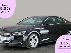 Black Used 2018 Audi A5 S-Line Coupe | £14,312 (Fair price)