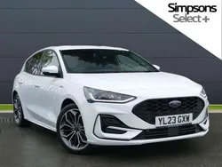 White Used 2023 Ford Focus ST-Line X Hatchback | £18,795 (Fair price)