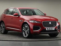 Exterior paint firenze Used 2021 Jaguar F-Pace R-Dynamic SUV | £26,500 (Fair price)