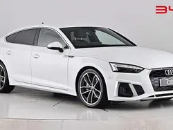 Ibis white Used 2022 Audi A5 Sportback S-Line Hatchback | £27,690 (Fair price)