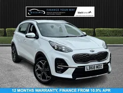 White Used 2019 Kia Sportage GT-Line SUV | £13,795 (Good price)
