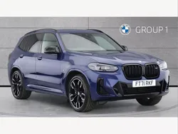 Blue Used 2021 BMW X3 M Sport SUV | £36,990 (Super price)
