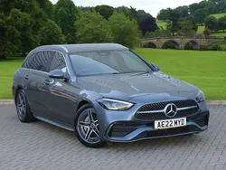 Selenite grey metallic Used 2022 Mercedes C200 AMG line Estate | £29,900 (A bit pricey)