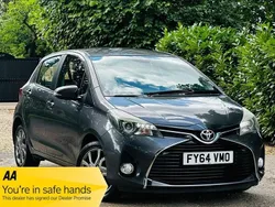 Grey Used 2014 Toyota Yaris Hatchback | £7,490 (Fair price)