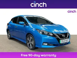 Blue Used 2021 Nissan Leaf N-Connecta Hatchback | £9,139 (Fair price)