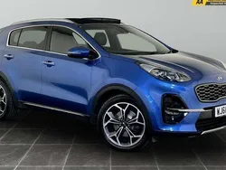 Blue Used 2018 Kia Sportage GT-Line S SUV | £10,795 (Good price)