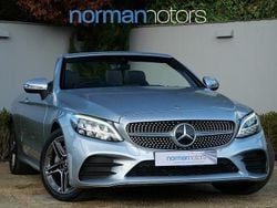 Silver Used 2022 Mercedes C200 AMG line Cabriolet | £27,495 (A bit pricey)