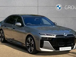Grey Used 2025 BMW 750e M Sport Sedan | £89,995 (Fair price)