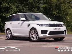 White Used 2019 Land Rover Range Rover Sport Dynamic SUV | £27,599 (Expensive)