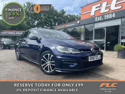 Blue Used 2017 VW Golf VII R-line Hatchback | £11,399 (Fair price)